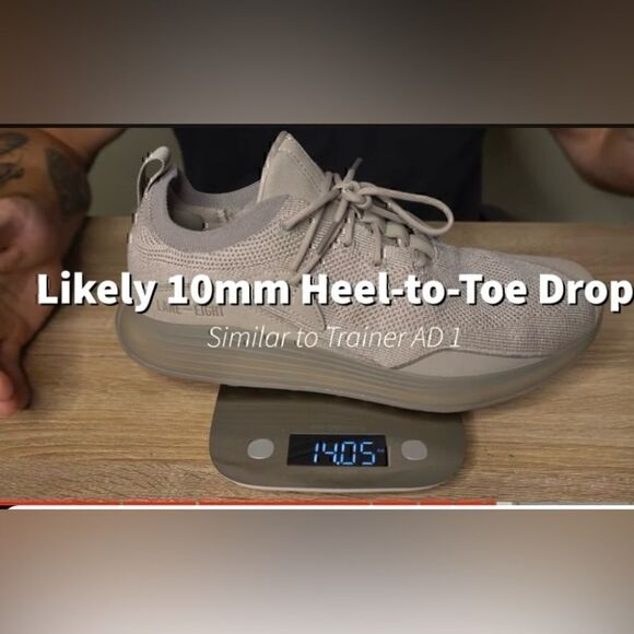 New!  Lane-Eight HIIT Trainers “Soft Grey” 10 - Picture 13 of 15